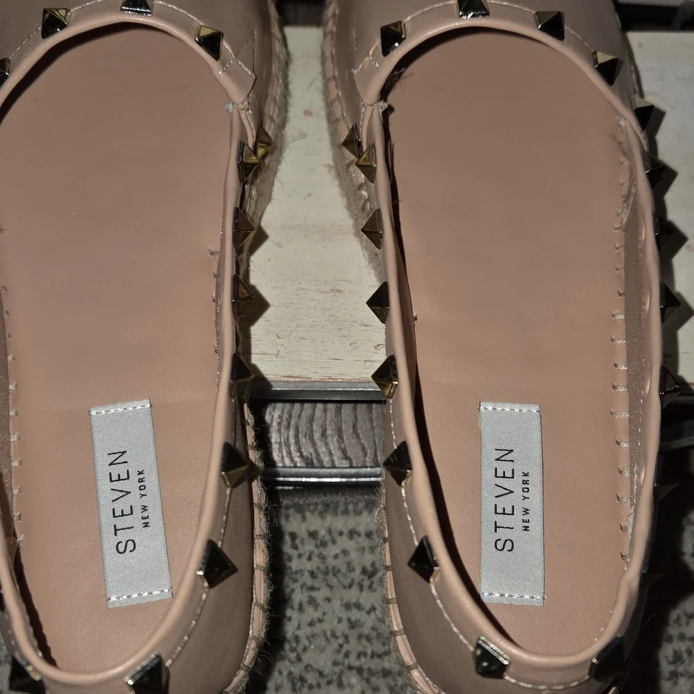 Steven New York Lambskin Espadrilles sz 11 - Picture 5 of 7